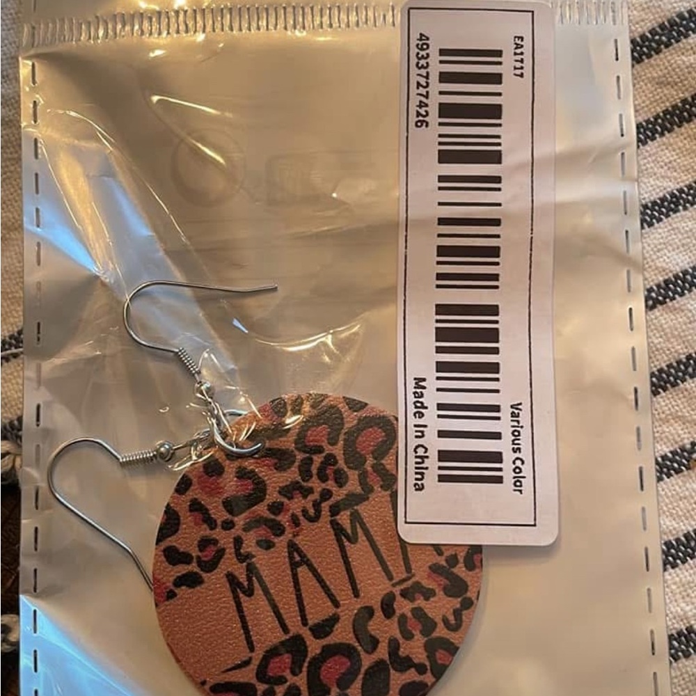 Leopard Print Earrings